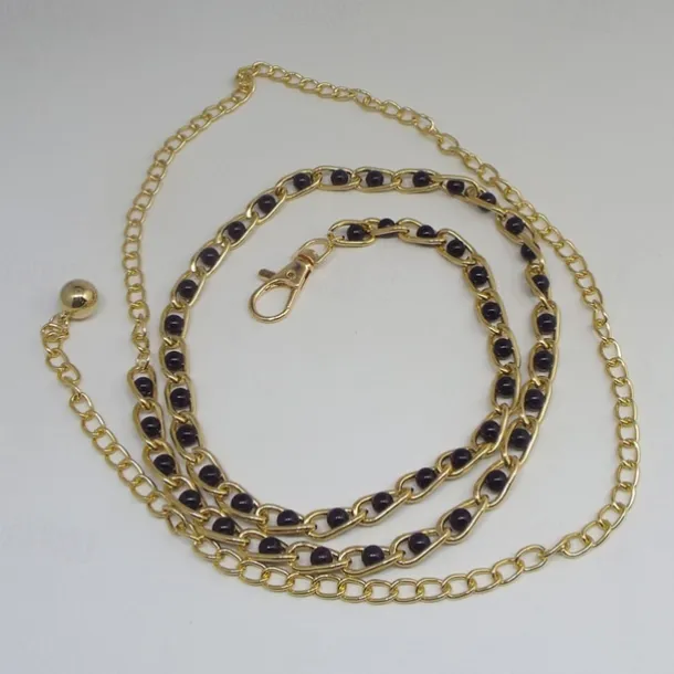 Women's Chain Belt Metal Chain Metal Bucke Geometric Formal Party Daily Green White Black Blue