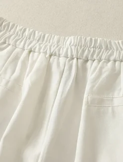 Women's Chinos Pants Trousers Vacation Vintage Fashion Full Length High Waist Floral Drawstring Embroidered Pocket Comfort Outdoor Stretchy Vacation Street Daily White Yellow Navy Blue Coffee Summer