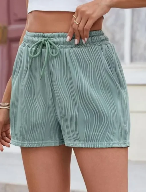 Women's Chinos Shorts Fashion Streetwear Short High Waist Plain Pocket Elastic Waistband Comfy Soft Comfortable Micro-elastic Outdoor Street Gray Green Black White Pink Summer Regular Fit