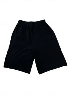 Women's Chinos Shorts Fashion Streetwear Basic Knee Length High Waist Plain Pocket Elastic Waistband Comfy Soft Comfortable Micro-elastic Outdoor Street Dark-Gray Navy Black White Summer Spring Loose