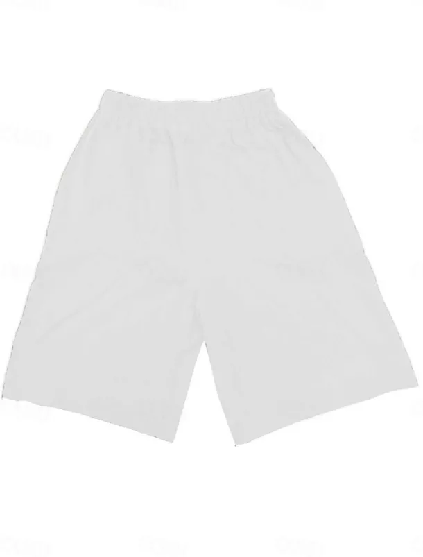 Women's Chinos Shorts Fashion Streetwear Basic Knee Length High Waist Plain Pocket Elastic Waistband Comfy Soft Comfortable Micro-elastic Outdoor Street Dark-Gray Navy Black White Summer Spring Loose