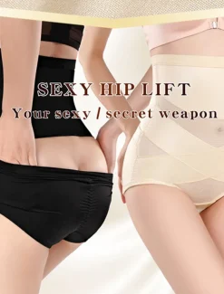 Women's Control Panties Shapewears Tummy Control Push Up Basic Office Yoga Party & Evening Running Sport Seamless Breathable Solid Color Seamed Lace Up Home Outfits