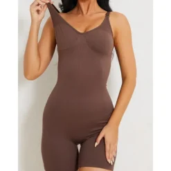 Women's Control Panties Thigh Slimmers Shapewears Yoga Daily Sport Simple Pure Color Buckle Home Outfits