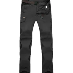 Women's Convertible Zip Off Pants Hiking Pants Trousers Summer Outdoor Waterproof Comfort Breathable Multi-Pockets Bottoms Black Army Green Hunting Fishing Climbing S M L XL XXL