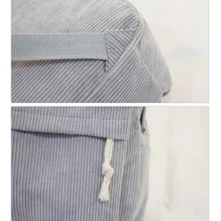 Women's Corduroy Backpack with Tassel Drawstring and Front Pocket – Soft Lightweight Casual Bag for School, Travel, or Daily Use
