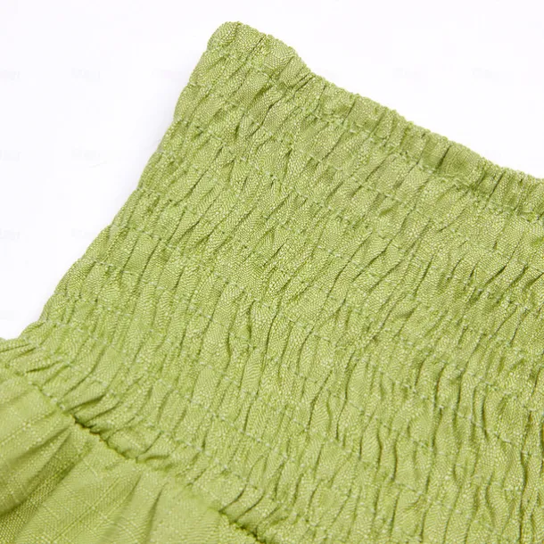Women's Cotton Linen Pants Wide Leg Trousers Fashion Casual Lounge Full Length High Waist Baggy Micro-elastic Vacation Daily Apple Green Black White Dark Navy Autumn / Fall