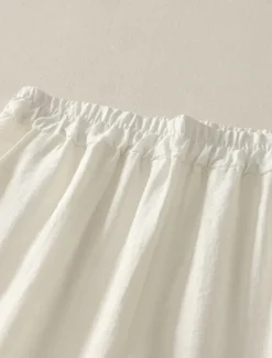 Women's Cotton Linen Pants Chinos Ethnic Style Basic Casual Full Length High Waist Floral Embroidered Pocket Elastic Waist Comfort Outdoor Micro-elastic Vacation Street Daily Khaki Beige Summer