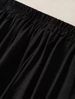 Women's Cotton Linen Pants Chinos Fashion Basic Ethnic Full Length Medium Waist Floral Embroidered Pocket Drawstring Comfort Outdoor Stretchy Vacation Street Causal Black White Coffee Summer Spring