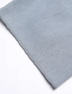 Women's Cotton Linen Sets Two Piece Sets Solid Color Fashion Round Neck Street Daily 2 Piece White Blue Khaki Gray Spring & Fall