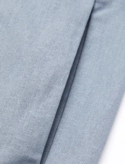 Women's Cotton Linen Sets Two Piece Sets Solid Color Fashion Round Neck Street Daily 2 Piece White Blue Khaki Gray Spring & Fall