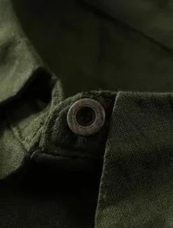 Women's Cotton Linen Shirts Solid Color Stylish Basic Casual Long Sleeve Shirt Collar Long Tops Daily Buttons White Army Green Khaki Summer Fall