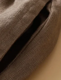 Women's Cotton Linen Shorts Shorts Slacks Casual Short Natural Plain Pocket Elastic Waist Outdoor Comfortable Vacation Holiday Apricot Black White Blue Summer Regular Fit