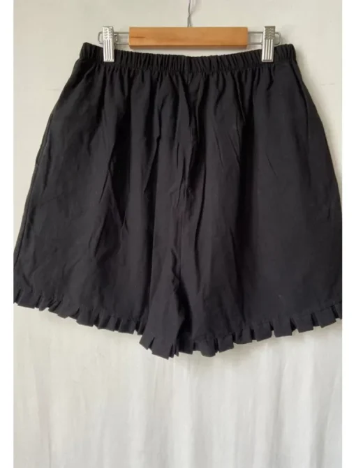 Women's Cotton Linen Shorts Shorts Slacks Casual Daily Casual Short Natural Plain Elastic Waist Comfy Comfortable Daily Wear Going out Wine Grey Black Pink Summer Regular Fit