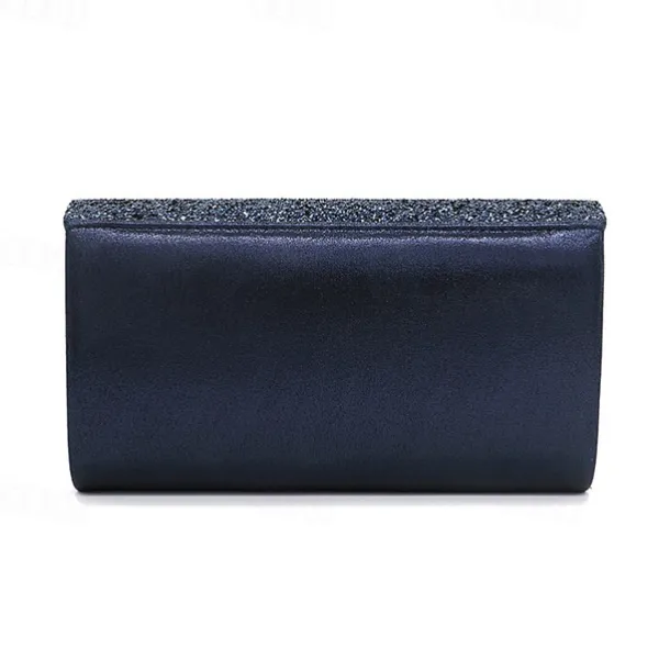 Women's Crossbody Bag Clutch Bags PU Leather for Evening Bridal Wedding Party with Chain Glitter Shine Fashion in Silver Black Pink