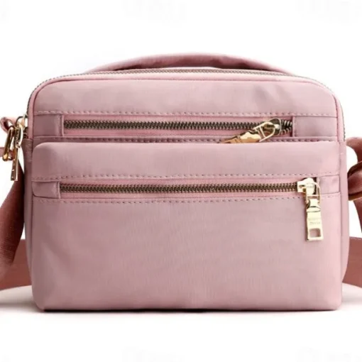 Women's Crossbody Bag Nylon Daily Solid Color Black Pink Blue