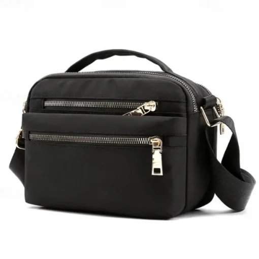 Women's Crossbody Bag Nylon Daily Solid Color Black Pink Blue