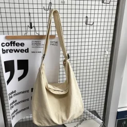 Women's Crossbody Bag Shoulder Bag Canvas Tote Bag Canvas Daily Holiday Zipper Large Capacity Waterproof Breathable Solid Color Balck White Red