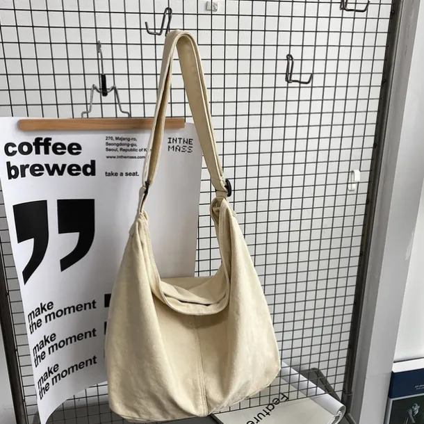 Women's Crossbody Bag Shoulder Bag Canvas Tote Bag Canvas Daily Holiday Zipper Large Capacity Waterproof Breathable Solid Color Balck White Red