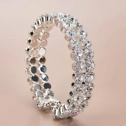 Women's Cuff Bracelet Fancy Precious Luxury Alloy Bracelet Jewelry Silver For Party