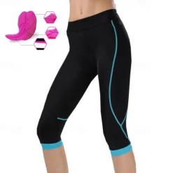 Women's Cycling 3/4 Tights Bike 3/4 Tights Mountain Bike MTB Road Bike Cycling Sports 3D Pad Breathable Quick Dry Moisture Wicking Pink Red Spandex Clothing Apparel Bike Wear