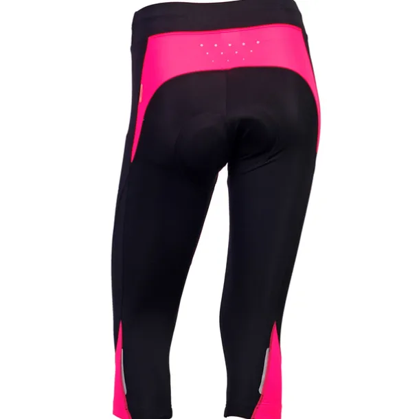 Women's Cycling 3/4 Tights Cycling Capris Pants Bike Pants Bottoms Mountain Bike MTB Road Bike Cycling Sports Red / black Black Breathable Apparel Advanced Relaxed Fit Bike Wear / High Elasticity