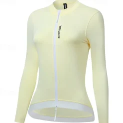 Women's Cycling Jacket Cycling Jersey Color Block Long Sleeve Bike Jersey Raincoat with 3 Rear Pockets Mountain Bike MTB Quick Dry Breathable Sports Yellow Blue Purple Clothing Apparel