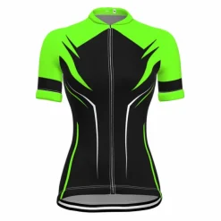 Women's Cycling Jersey Geometric Short Sleeve Bike Jersey Top with 3 Rear Pockets Mountain Bike MTB Road Bike Cycling Quick Dry Reflective Strips Back Pocket Moisture Wicking Sports Yellow Red Blue