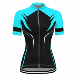 Women's Cycling Jersey Geometric Short Sleeve Bike Jersey Top with 3 Rear Pockets Mountain Bike MTB Road Bike Cycling Quick Dry Reflective Strips Back Pocket Moisture Wicking Sports Yellow Red Blue