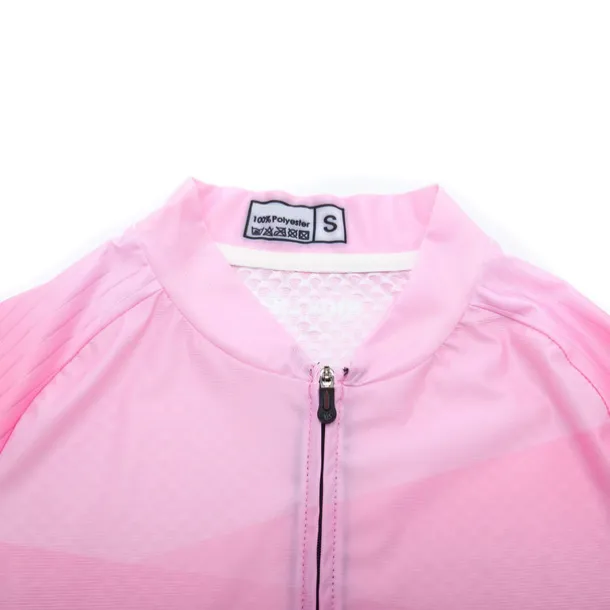 Women's Cycling Jersey Geometric Short Sleeve Bike Jersey Top with 3 Rear Pockets Mountain Bike MTB Road Bike Cycling Quick Dry Reflective Strips Back Pocket Moisture Wicking Sports Yellow Pink Red