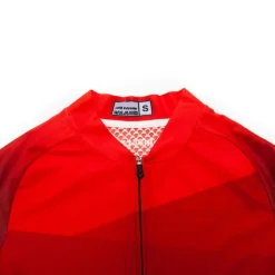 Women's Cycling Jersey Geometric Short Sleeve Bike Jersey Top with 3 Rear Pockets Mountain Bike MTB Road Bike Cycling Quick Dry Reflective Strips Back Pocket Moisture Wicking Sports Yellow Pink Red