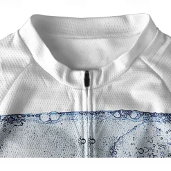 Women's Cycling Jersey Graphic Short Sleeve Bike Tee Tshirt Jersey Top with 3 Rear Pockets Mountain Bike MTB Quick Dry Breathable Sports Blue Clothing Apparel