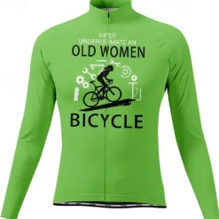 Women's Cycling Jersey Graphic Letter & Number Long Sleeve Bike Tee Tshirt Jersey with 3 Rear Pockets Mountain Bike MTB Quick Dry Anatomic Design Wicking Breathable Sports Wine Red Black White