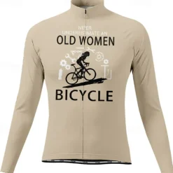 Women's Cycling Jersey Graphic Letter & Number Long Sleeve Bike Tee Tshirt Jersey with 3 Rear Pockets Mountain Bike MTB Quick Dry Anatomic Design Wicking Breathable Sports Wine Red Black White