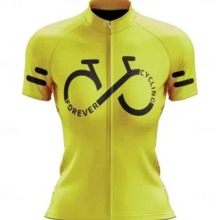 Women's Cycling Jersey Graphic Funny Short Sleeve Bike Jersey Top with 3 Rear Pockets Mountain Bike MTB Road Bike Cycling Quick Dry Reflective Strips Back Pocket Moisture Wicking Sports Black White