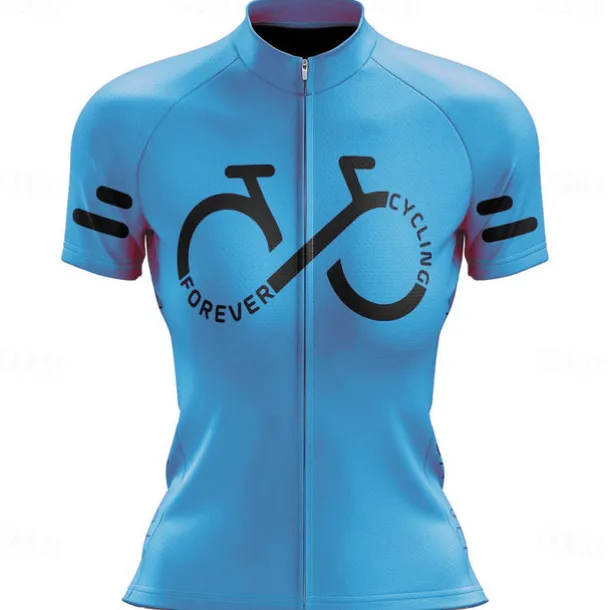 Women's Cycling Jersey Graphic Funny Short Sleeve Bike Jersey Top with 3 Rear Pockets Mountain Bike MTB Road Bike Cycling Quick Dry Reflective Strips Back Pocket Moisture Wicking Sports Black White