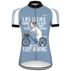 Women's Cycling Jersey Graphic Funny Short Sleeve Bike Jersey Top with 3 Rear Pockets Mountain Bike MTB Road Bike Cycling Quick Dry Reflective Strips Back Pocket Moisture Wicking Sports White+Pink