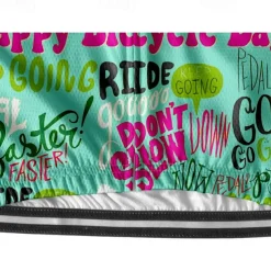 Women's Cycling Jersey Letter & Number Short Sleeve Bike Tee Tshirt Jersey Top with 3 Rear Pockets Mountain Bike MTB Quick Dry Breathable Sports White Yellow Green Clothing Apparel