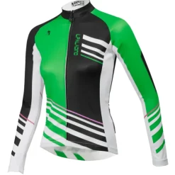 Women's Cycling Jersey Patterned Character Long Sleeve Bike Jersey Top with 3 Rear Pockets Mountain Bike MTB Road Bike Cycling Seamless 3D Pad Quick Dry Anatomic Design Sports Yellow Pink Red