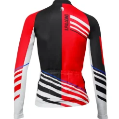Women's Cycling Jersey Patterned Character Long Sleeve Bike Jersey Top with 3 Rear Pockets Mountain Bike MTB Road Bike Cycling Seamless 3D Pad Quick Dry Anatomic Design Sports Yellow Pink Red