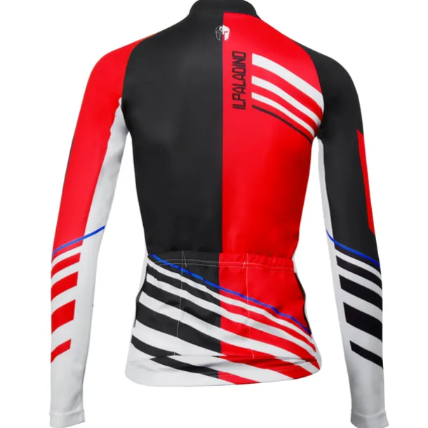 Women's Cycling Jersey Patterned Character Long Sleeve Bike Jersey Top with 3 Rear Pockets Mountain Bike MTB Road Bike Cycling Seamless 3D Pad Quick Dry Anatomic Design Sports Yellow Pink Red