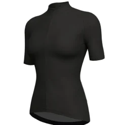 Women's Cycling Jersey Solid Color Short Sleeve Bike Jersey Top with 3 Rear Pockets Mountain Bike MTB Road Bike Cycling Quick Dry Reflective Strips Back Pocket Moisture Wicking Sports Black White