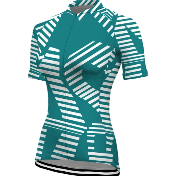 Women's Cycling Jersey Stripes Short Sleeve Bike Jersey Top with 3 Rear Pockets Mountain Bike MTB Road Bike Cycling Quick Dry Reflective Strips Back Pocket Moisture Wicking Sports Black Yellow Red