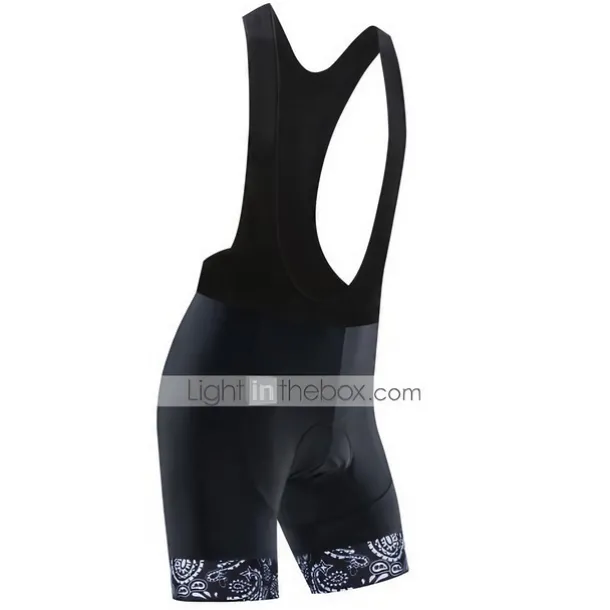 Women's Cycling Road Shorts Cycling Bib Shorts Cycling Shorts Bike Shorts Bib Shorts Mountain Bike MTB Road Bike Cycling Sports Graphic 3D Pad Breathable Quick Dry Wearable Black Dark Gray Clothing