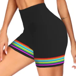 Women's Cycling Road Shorts Bike Shorts Cycling Padded Shorts Bike Padded Shorts / Chamois Mountain Bike MTB Road Bike Cycling Sports Stripes 3D Pad Cycling Breathable Quick Dry Black Yellow Spandex