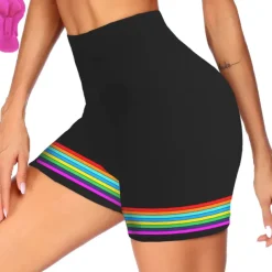 Women's Cycling Road Shorts Bike Shorts Cycling Padded Shorts Bike Padded Shorts / Chamois Mountain Bike MTB Road Bike Cycling Sports Stripes 3D Pad Cycling Breathable Quick Dry Black Yellow Spandex