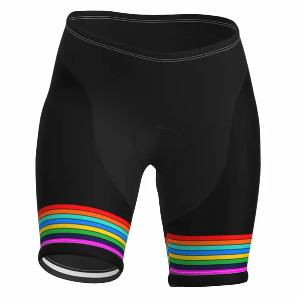 Women's Cycling Road Shorts Bike Shorts Cycling Padded Shorts Bike Padded Shorts / Chamois Mountain Bike MTB Road Bike Cycling Sports Stripes 3D Pad Cycling Breathable Quick Dry Black Yellow Spandex