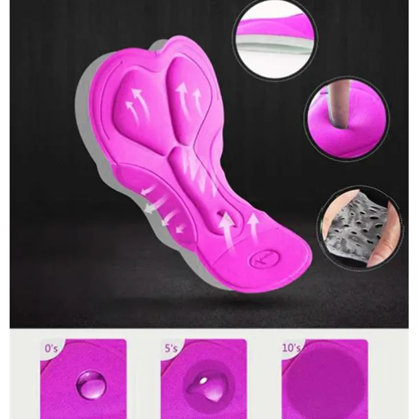 Women's Cycling Road Shorts Bike Shorts Cycling Padded Shorts Bike Shorts Padded Shorts / Chamois Mountain Bike MTB Road Bike Cycling Sports Graphic 3D Pad Fast Dry Breathable Quick Dry Blue Purple