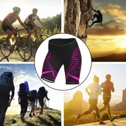 Women's Cycling Road Shorts Bike Shorts Cycling Padded Shorts Bike Shorts Padded Shorts / Chamois Mountain Bike MTB Road Bike Cycling Sports Graphic 3D Pad Fast Dry Breathable Quick Dry Blue Purple