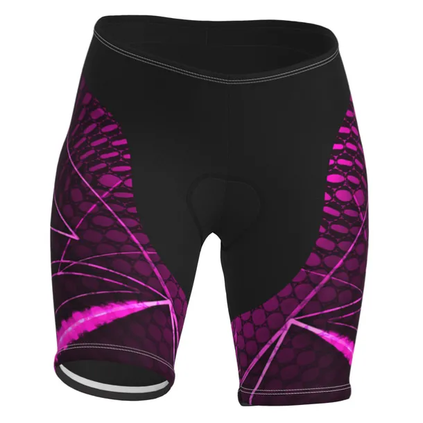 Women's Cycling Road Shorts Bike Shorts Cycling Padded Shorts Bike Shorts Padded Shorts / Chamois Mountain Bike MTB Road Bike Cycling Sports Graphic 3D Pad Fast Dry Breathable Quick Dry Blue Purple