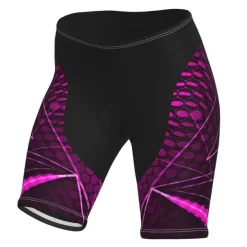 Women's Cycling Road Shorts Bike Shorts Cycling Padded Shorts Bike Shorts Padded Shorts / Chamois Mountain Bike MTB Road Bike Cycling Sports Graphic 3D Pad Fast Dry Breathable Quick Dry Blue Purple